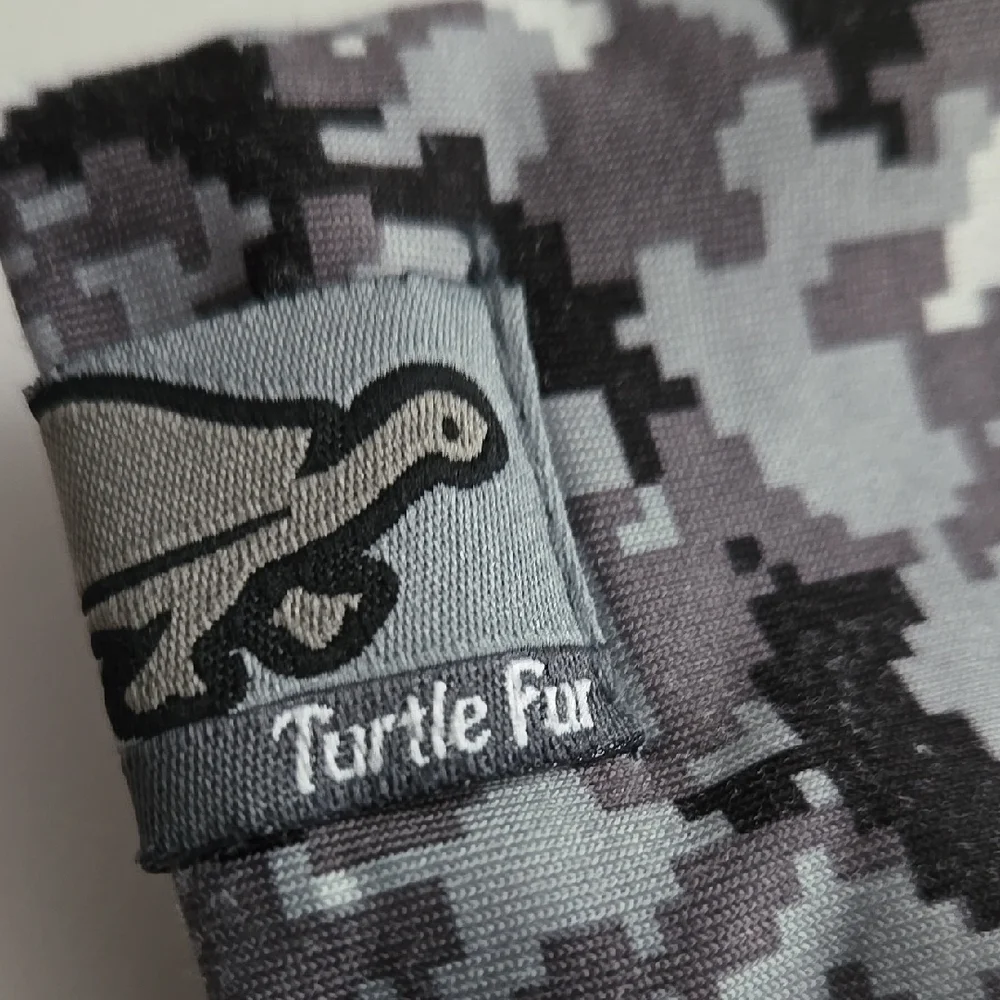 Turtle Fur Balaclava Digital Camo Hooded Neck Warmer ~ adult